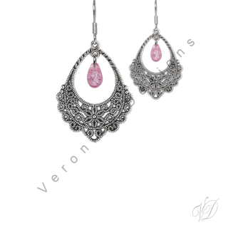 Náušnice korálkové 1040B Originální bižuterie