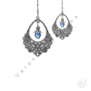 Náušnice korálkové 1040D Originální bižuterie