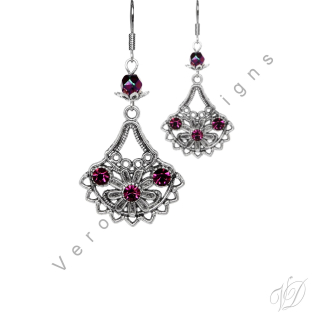 Náušnice korálkové 1245 Originální bižuterie