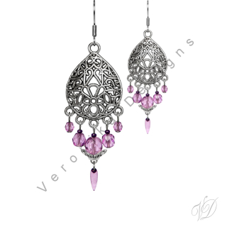 Náušnice korálkové 1263 Originální bižuterie